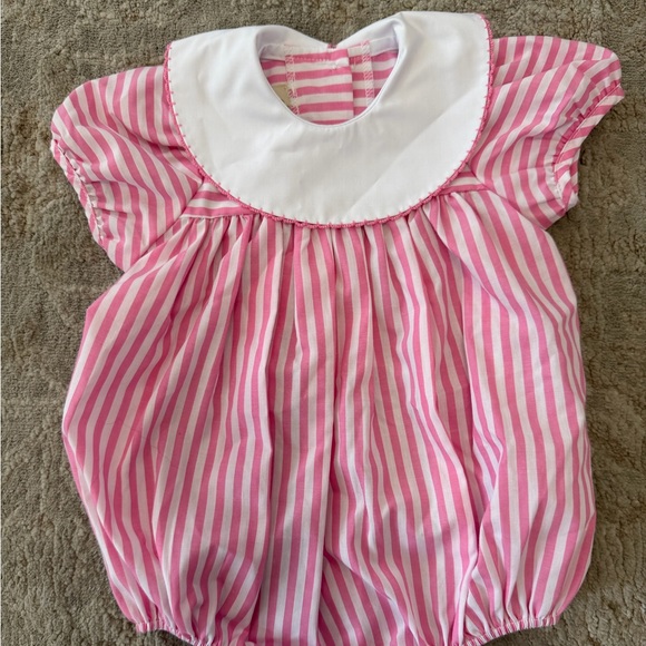 The Beaufort Bonnet Company Pink and White Striped One Piece - Picture 3 of 4